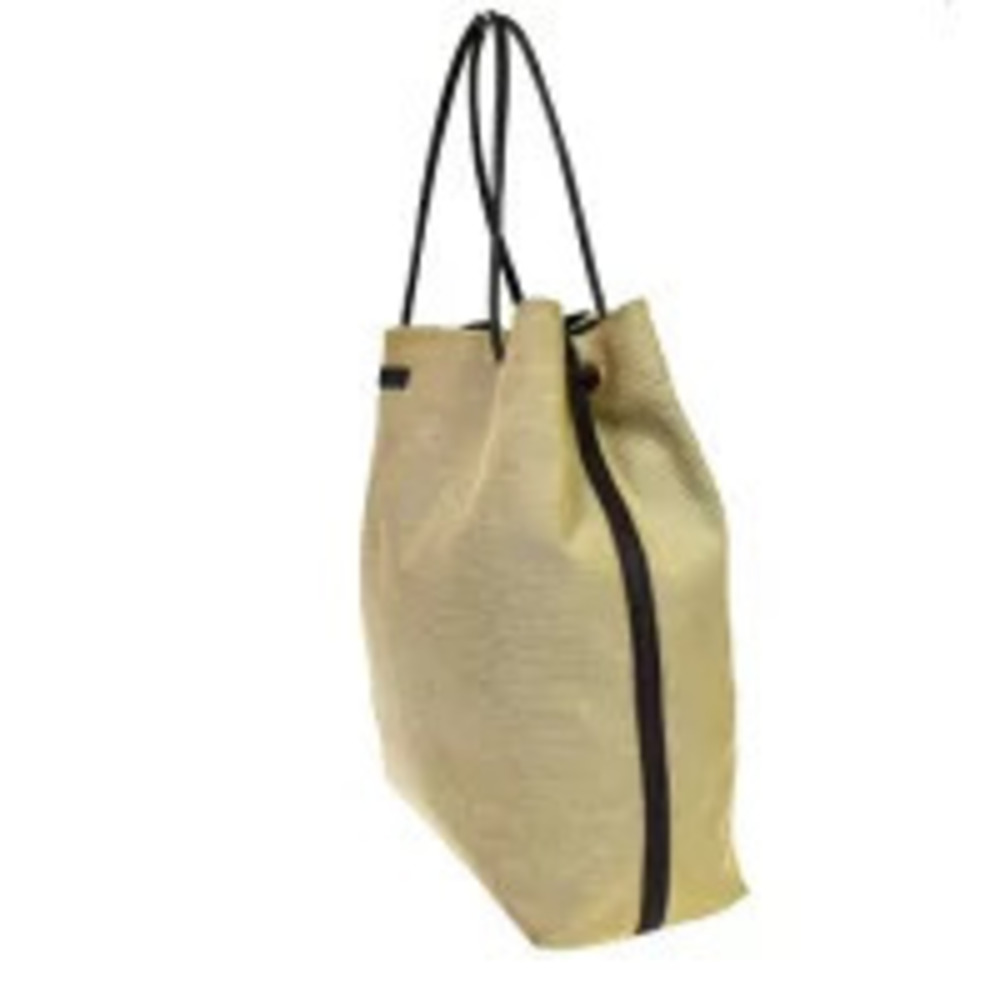 Gucci Bag Brown Tote Shoulder Beige Leather Canvas Brown Tan